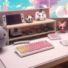 Glorious GPBT Keycaps - Pink Grapefruit (114 Keys, Cherry Profile, PBT, Dye-Sublimated)
