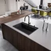 Franke Maris Slim J Pull-Out Kitchen Mixer Tap, Matte Black
