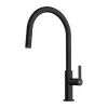 Franke Maris Slim J Pull-Out Kitchen Mixer Tap, Matte Black