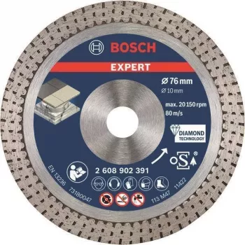 Bosch Expert for HardCeramic Diamond Cutting Disc 76x22.23x1.9x10 mm 1 Piece