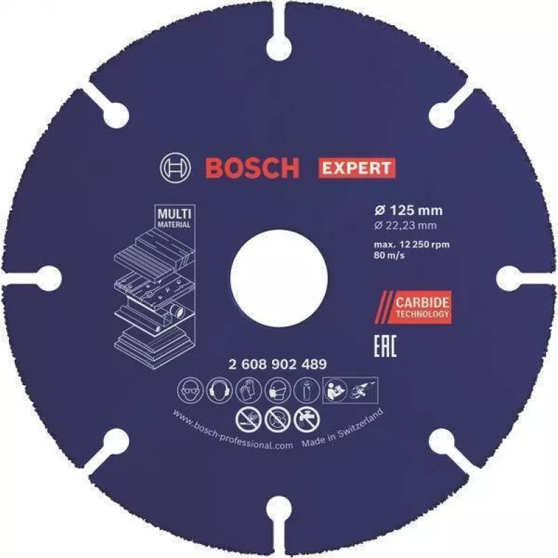 Bosch Expert for Metal Cutting Disc 125 x 1.0 x 22.23 mm (2608902489)
