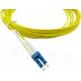 BlueOptics Cisco Compatible CAB-SMF-LC-SC-15 Duplex Singlemode Fiber Optic Patch Cable, LC/UPC to SC/UPC, 15m, Beige, OS2 G.657.A1