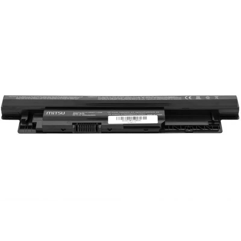 MITSU Battery for Dell Inspiron 14, 15, 17 4400 mAh (49 Wh) 10.8 - 11.1 Volt - Black