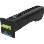 Lexmark 72K20CE Original Cyan Toner Cartridge High Yield for CS820, CX825, CX860