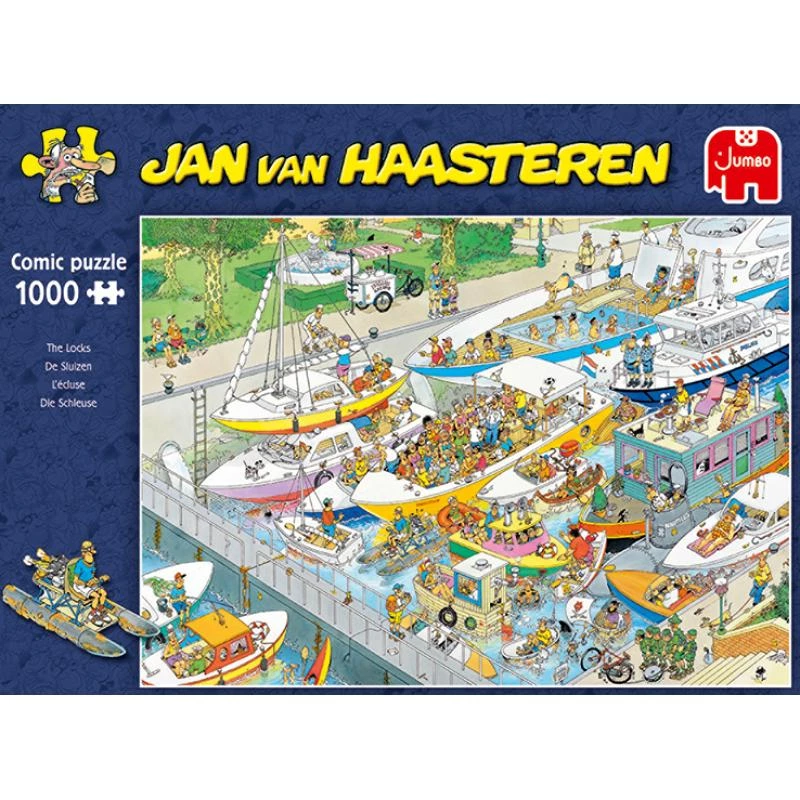 JUMBO SPIELE Jan van Haasteren The Locks 1000 Piece Jigsaw Puzzle
