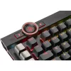 Corsair K100 RGB Gaming Keyboard, CORSAIR OPX Optical-Mechanical Switches, RGB LED, Black