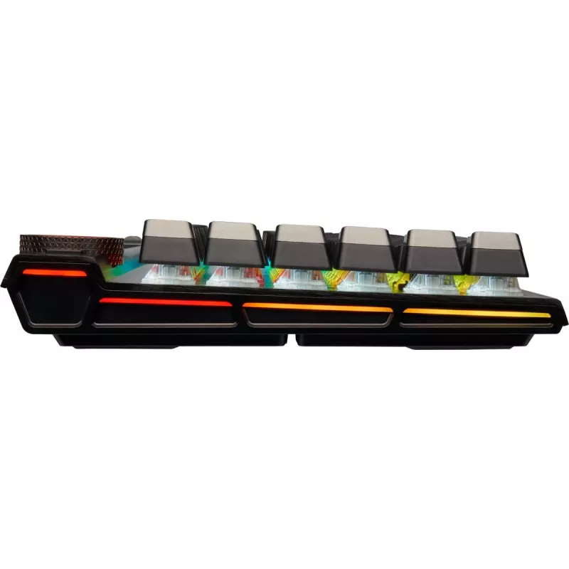 Corsair K100 RGB Gaming Keyboard, CORSAIR OPX Optical-Mechanical Switches, RGB LED, Black