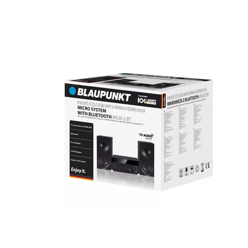 Blaupunkt MS30.2BT Bluetooth Microphone Black