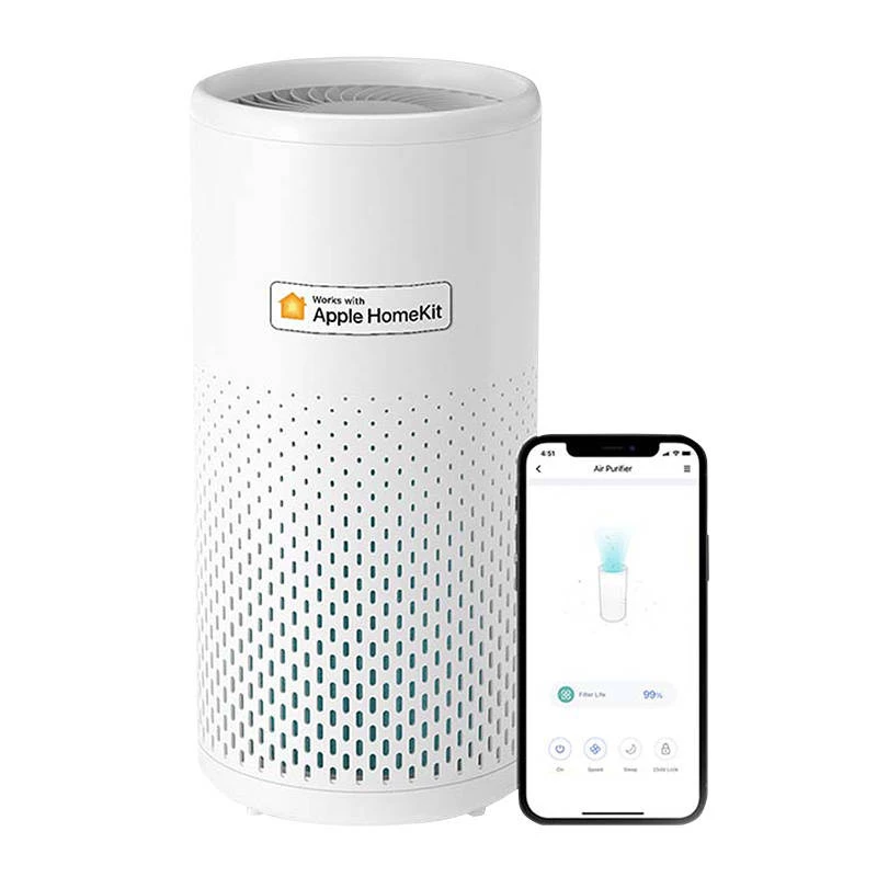 Meross MAP100 Smart Wi-Fi Air Purifier with H13 True HEPA Filter, Compatible with Apple HomeKit, Alexa, Google Assistant