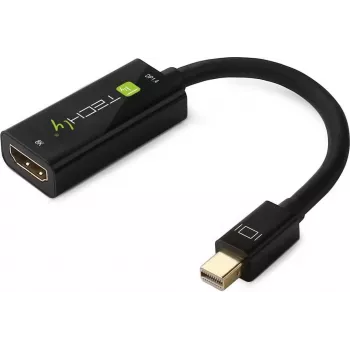 TECHLY Mini DisplayPort 1.4 to HDMI 2.1 Adapter 8K 60Hz Black