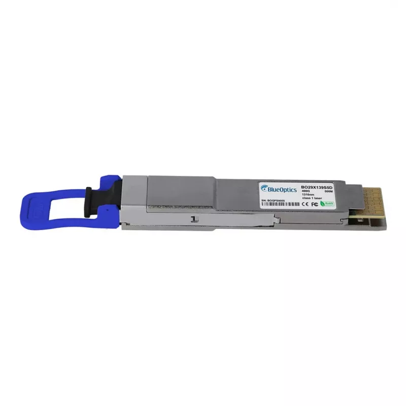 BlueOptics QSFP-DD 400G 400GBASE-DR4 1310nm 500m MPO-12 SMF Transceiver Compatible NVIDIA MMS1V00-WM
