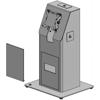 Ergonomic Solutions Mini Kiosk with Base Plate for Table Mount - Black