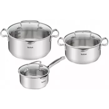 Tefal Duetto+ G719S674 6-Piece Stainless Steel Cookware Set