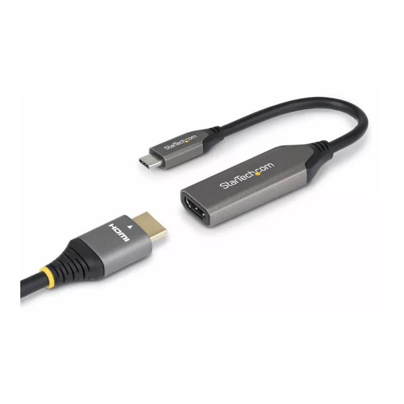 StarTech.com USB-C to HDMI Adapter Cable - 24-pin USB-C Male to HDMI Male - 2 m (6.5 ft) - 4K 60Hz - Black
