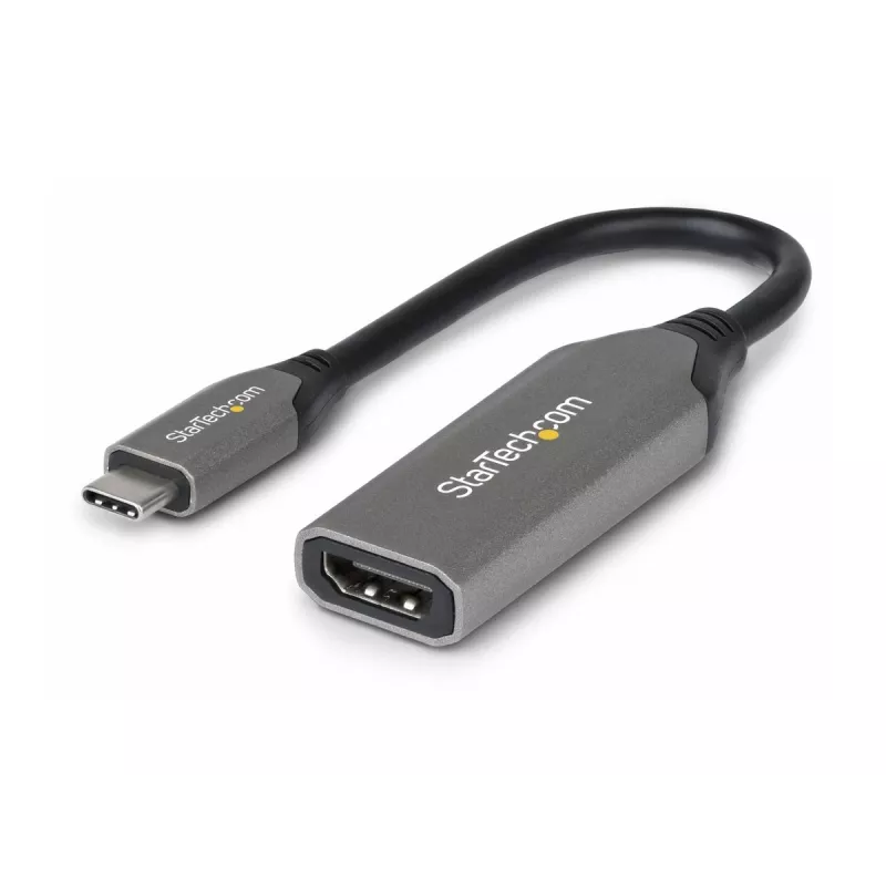 StarTech.com USB-C to HDMI Adapter Cable - 24-pin USB-C Male to HDMI Male - 2 m (6.5 ft) - 4K 60Hz - Black