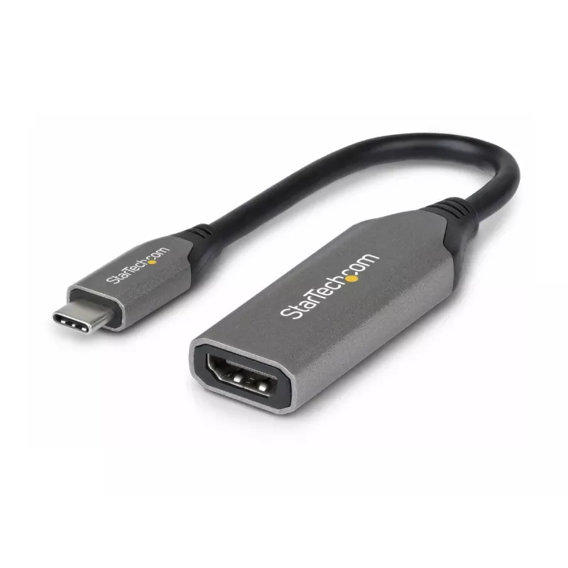 StarTech.com USB-C to HDMI Adapter Cable - 24-pin USB-C Male to HDMI Male - 2 m (6.5 ft) - 4K 60Hz - Black