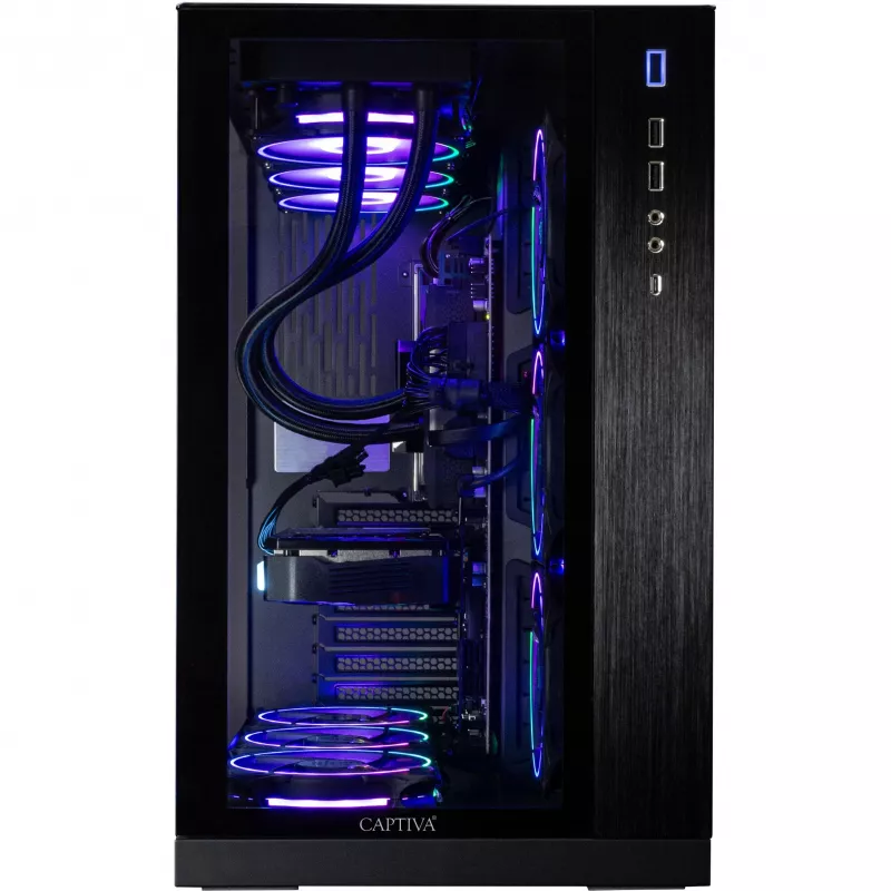 CAPTIVA Highend Gaming I89-020 Desktop PC (Intel Core i9-14900KF, 64GB DDR5 RAM, 2TB NVMe SSD, NVIDIA GeForce RTX 5080 16GB GDDR7, Windows 11 Home)