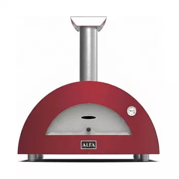 Alfa Forni Moderno 2 Pizze Wood-Fired Pizza Oven Antique Red
