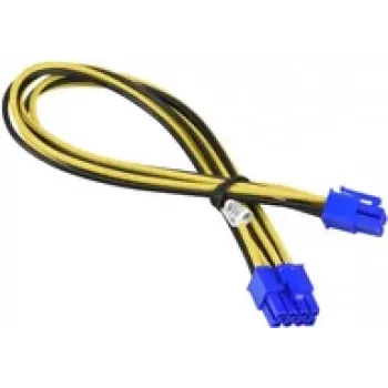 Supermicro CBL-PWEX-1028 GPU Power Cable 30cm 8-pin EPS to 8-pin PCIe Black
