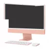 Apple iMac 24-inch 4.5K Retina Display M4 Chip 8-Core CPU 8-Core GPU 16-Core Neural Engine 16GB RAM 256GB SSD Standard Glass Magic Keyboard German QWERTZ Magic Mouse Orange