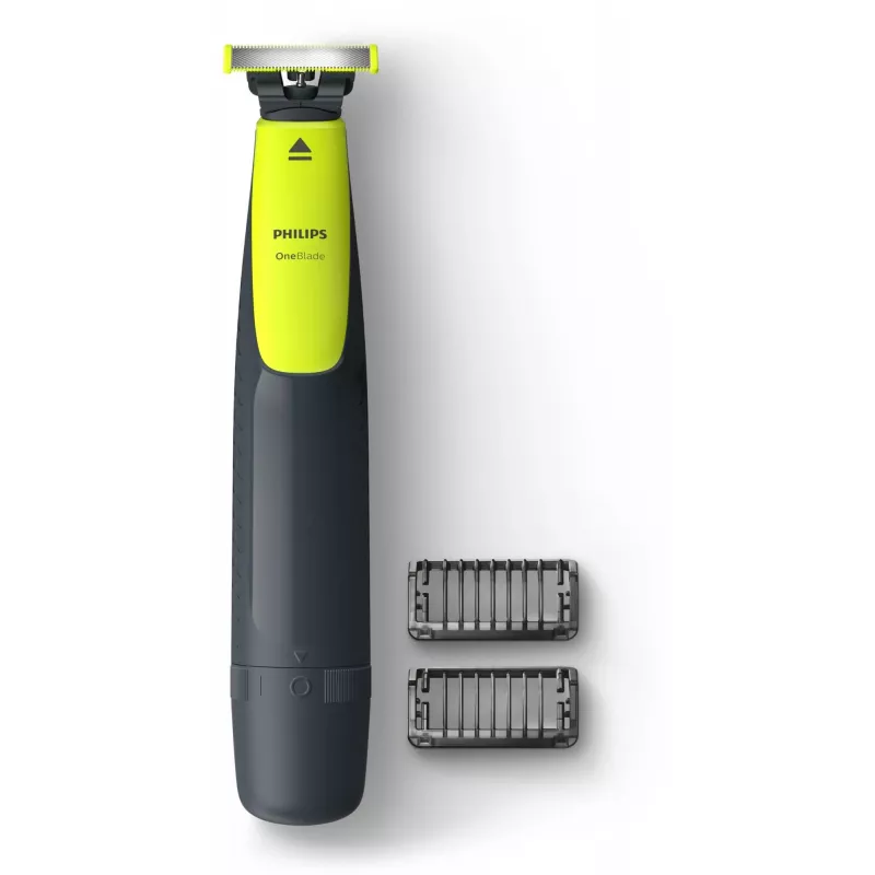 Philips OneBlade QP2510/15 Shaver & Trimmer - Black/Lime, Battery Powered, 30 min Runtime