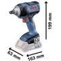 Bosch Professional GDS 18V-300 Cordless Impact Wrench 18 V, 300 Nm, 1/2 inch Square Drive, Brushless, Tool Only (06019D8200)