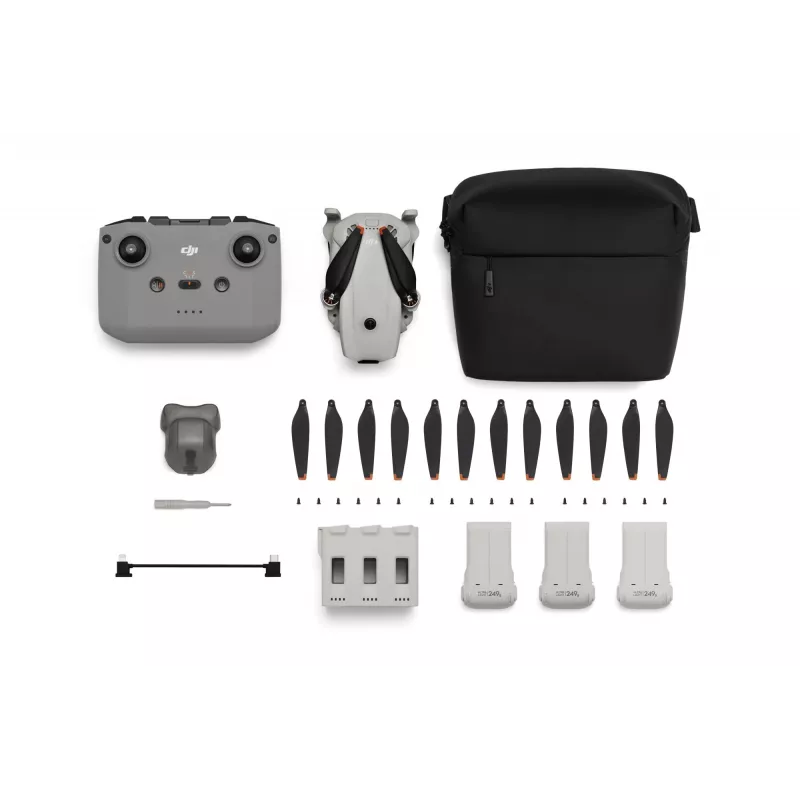 DJI Lito 1 Fly More Combo (DJI RC-N3) Drone with 4K Camera, Grey