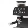 Smeg EGF03BLMEU Espresso Coffee Machine with Grinder, 1650 W, Black
