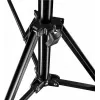 Walimex Pro GN-806 215cm Light Stand - Foldable Compact Aluminum Light Stand, Height 57-215 cm, Load Capacity 5kg, for Photography Studio Mobile Video Flash Softbox Ring Light with Bag + Adapter, Black (1021424)