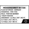 COBI KLOCKI Blocks Messerschmitt BF 110C 578 Pieces