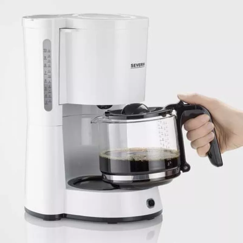 SEVERIN KA 4816 Filter Coffee Machine 10 Cups 1.25L 1000W White
