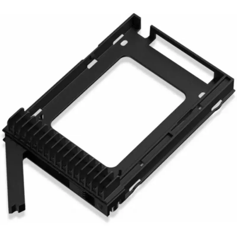 ICY DOCK ExpressCage MB741V4P-B 4-Bay 2.5 inch U.2/U.3 NVMe SSD Mobile Rack for Dual 5.25 inch Bay, PCIe 4.0, OCuLink, Hot-Swap, Black