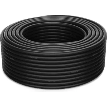 DIGITUS CAT 7A S/FTP Data Cable - Direct Burial Cable, 50 m Ring, Simplex, PE