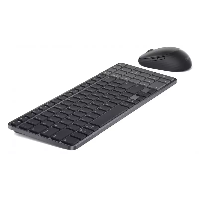 Dell Pro 7 Rechargeable Compact Keyboard and Mouse - KM746 - US International (QWERTY) - Titan Gray