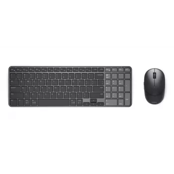 Dell Pro 7 Rechargeable Compact Keyboard and Mouse - KM746 - US International (QWERTY) - Titan Gray