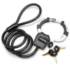 Master Lock Street Cuff Keyed Cable Lock - Black - 1000 mm - 8 mm