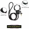 Master Lock Street Cuff Keyed Cable Lock - Black - 1000 mm - 8 mm