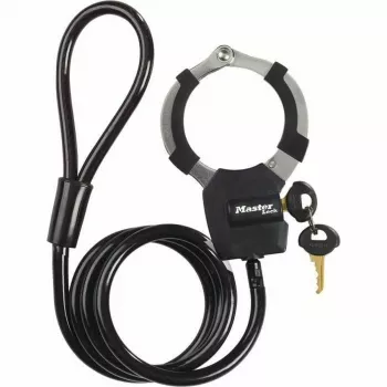 Master Lock Street Cuff Keyed Cable Lock - Black - 1000 mm - 8 mm