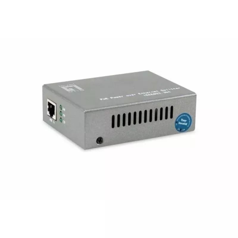 LevelOne Gigabit PoE Splitter RJ45 2.5Gbps 60W Grey