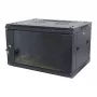 ALLNET SMA-Series 19 inch Wall-Mount Cabinet 9U 450mm Depth Black Flat Pack