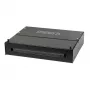 SYNERGY21 Keystone Module Carrier Patch Panel for 12x TP Module, Surface-Mounted, Metal Folding Box (Consolidation Point Box), Black