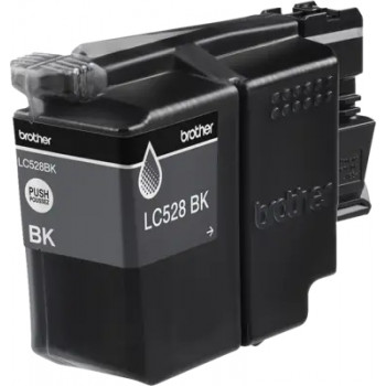 Brother LC528BKP High Yield Black Ink Cartridge (Original, 2400 Pages)