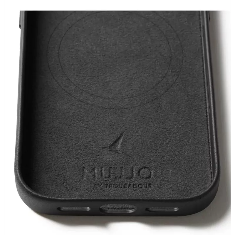 Mujjo Leather Case for iPhone 17 Pro with MagSafe (Black)