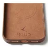 Mujjo Wallet Leather Case for iPhone 17 Pro Max, MagSafe Compatible, Tan