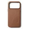 Mujjo Wallet Leather Case for iPhone 17 Pro Max, MagSafe Compatible, Tan