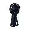 N'OVEEN F120 Portable Handheld & Desk Fan with Rechargeable Battery, USB, 1200 mAh, 3 Speeds, White