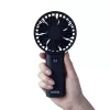 N'OVEEN F120 Portable Handheld & Desk Fan with Rechargeable Battery, USB, 1200 mAh, 3 Speeds, White