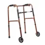 REHA FUND Balkonik RF-131 Reciprocal Walking Frame - Lightweight Aluminum, Foldable, Height Adjustable 78-96 cm, Max User Weight 100 kg, Silver/Grey