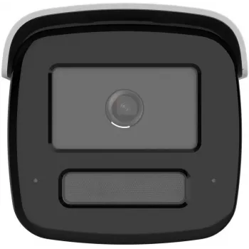 Hikvision DS-2CD2T67G3-LIS2UY/SL(2.8mm)/BLACK 6MP AcuSense Bullet IP Camera with Strobe Light and Audio Alarm, 2.8mm, Black
