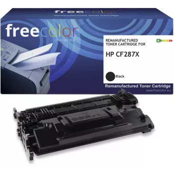 Freecolor Toner HP 87X CF287X Black Remanufactured - High Yield - 18,000 Pages